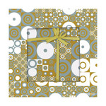 Papel Bobina Muresco Sinuoso Plata/negro 60Cm X 150M